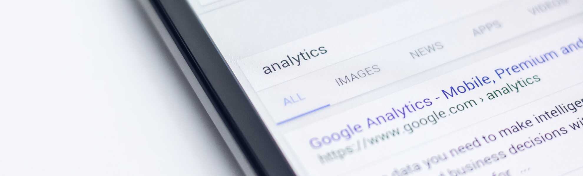 Google analytics on a smartphone